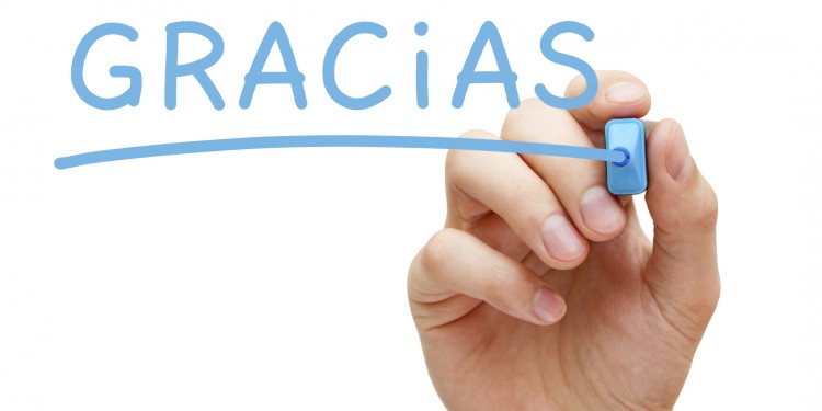 Gracias Blue Marker