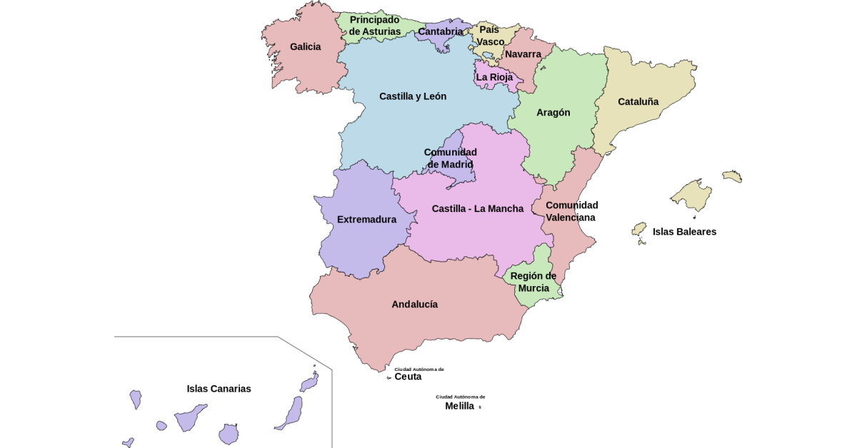 mapa de españa