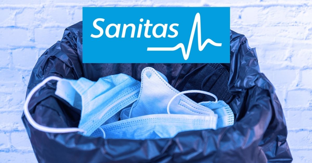 Sanitas instalará contenedores especiales para reciclar mascarillas