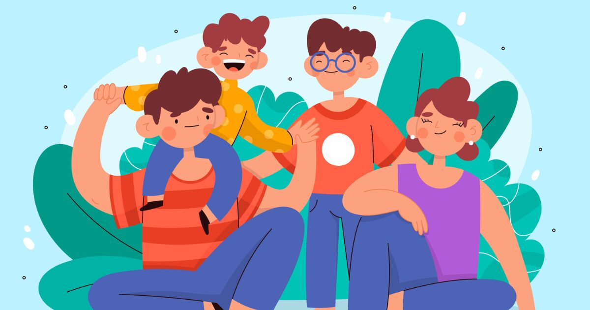 familia con seguro de salud