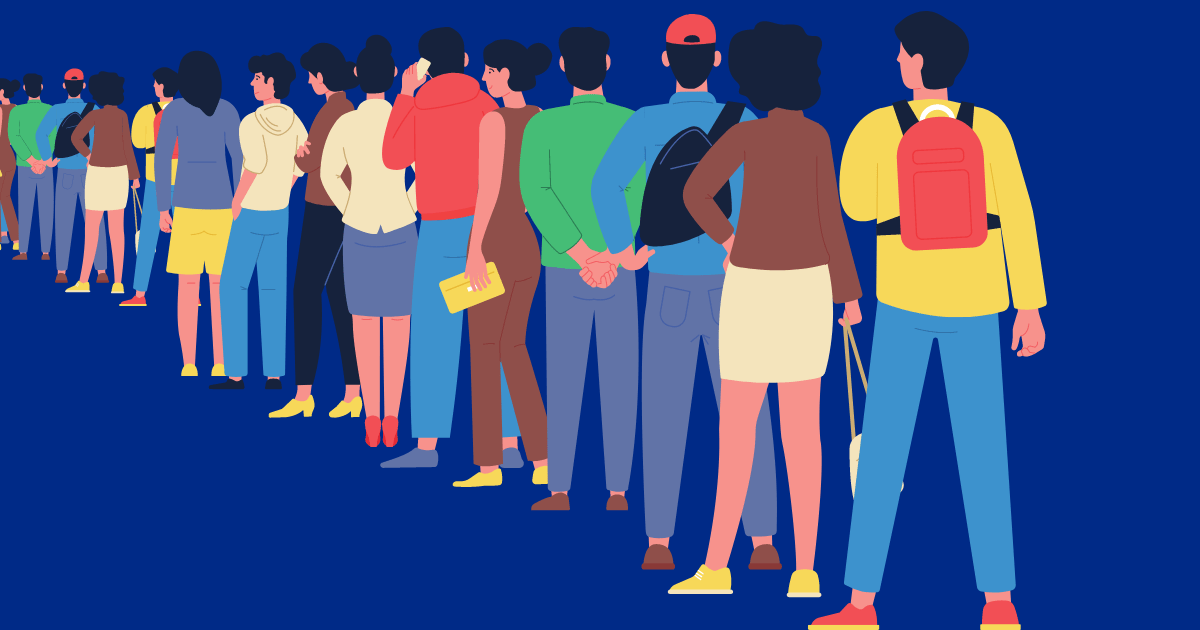 fila de espera eterna