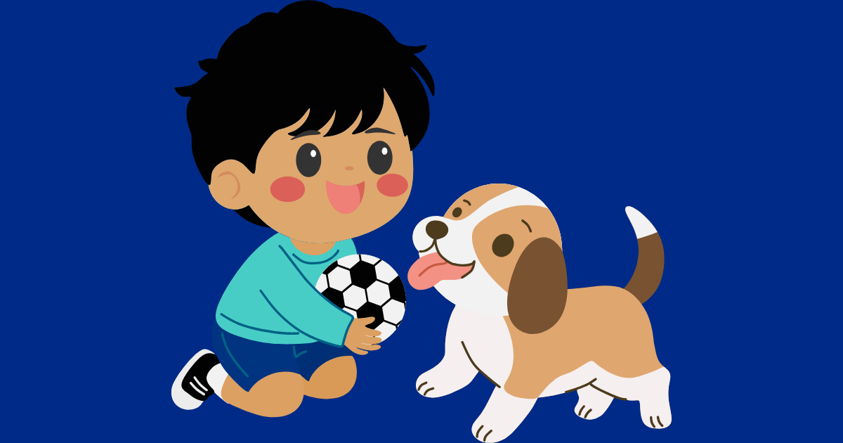 niños y mascotas